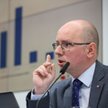 rzewodniczący Państwowej Komisji ds. Pedofilii Błażej Kmieciak podczas konferencji prasowej pt. "Dru