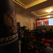 Dziennikarze śledzili transmisję posiedzenia rosyjskiego Sądu Najwyższego w sprawie pułku Azow