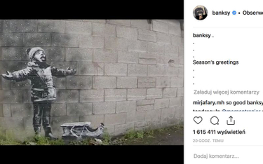 Banksy z mocnym przekazem w Walii