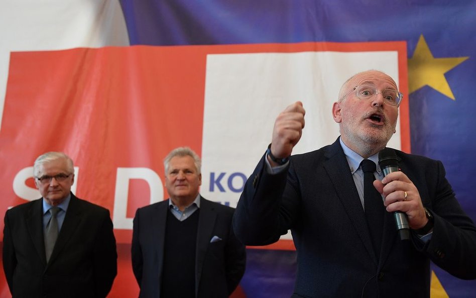 Frans Timmermans gościł już u SLD, teraz pojawi się na wydarzeniu Wiosny