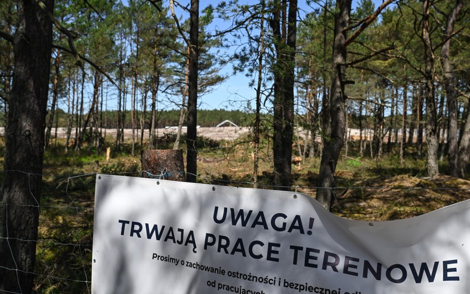Teren pod budowę pierwszej polskiej elektrowni jądrowej w lokalizacji „Lubiatowo-Kopalino” w gminie 