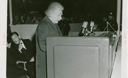 Albert Einstein na Wystawie Światowej w Nowym Jorku, 1939