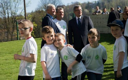 Bronisław Komorowski odwiedził Wisłę i Adama Małysza