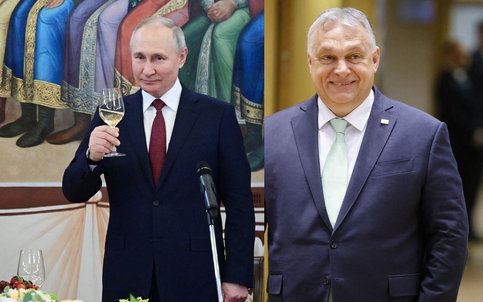 Władimir Putin i Viktor Orban