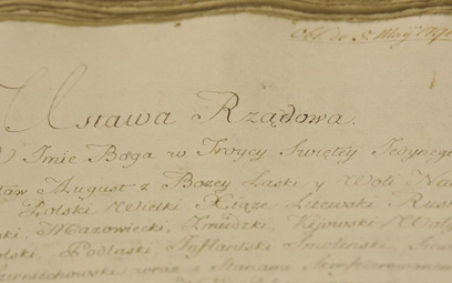 Pierwsza strona Ustawy zasadniczej z 1791 r.