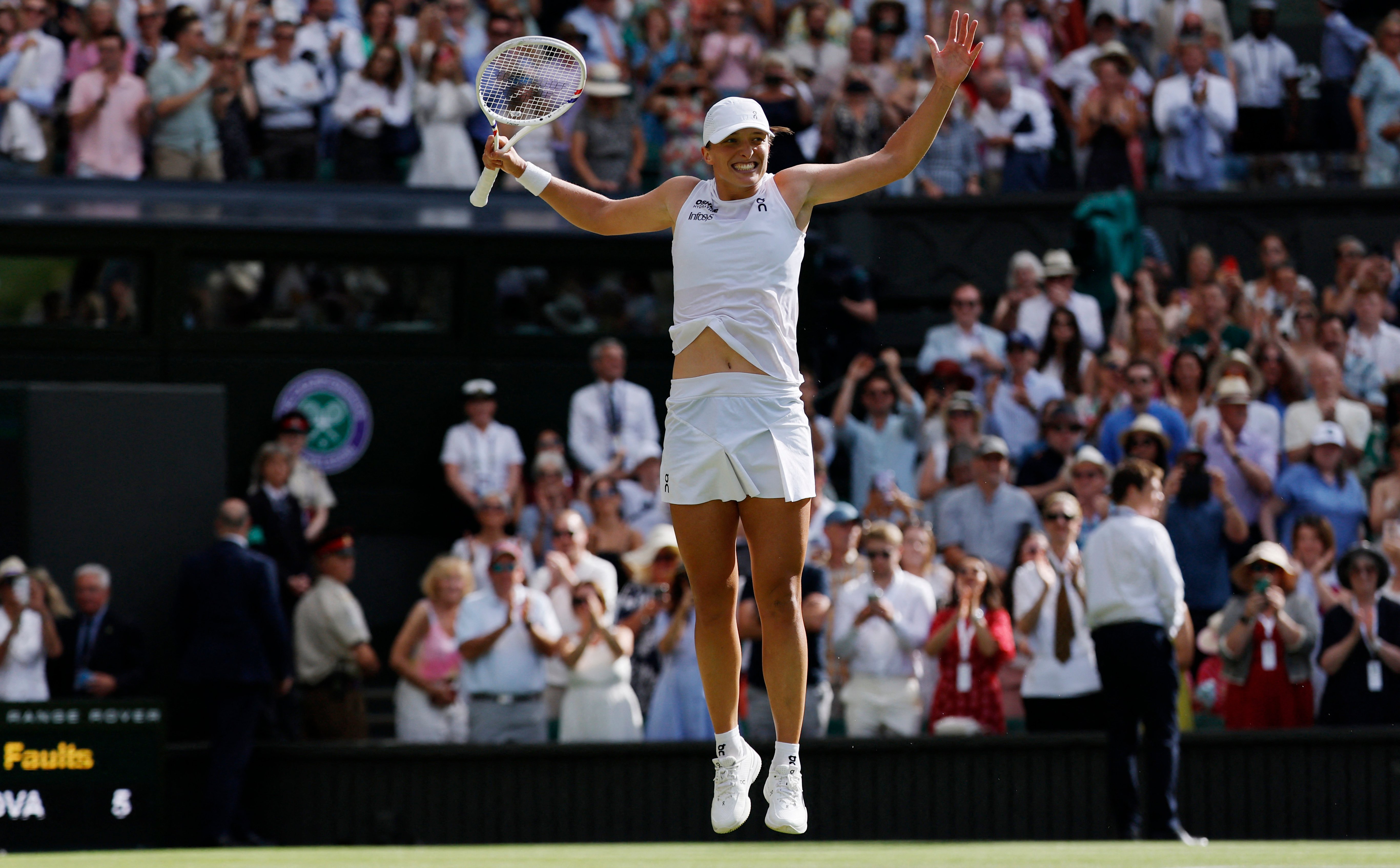 Iga Świątek pierwszą polską mistrzynią Wimbledonu. Nie pozwoliła rywalce marzyć