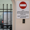 Teren Zakładu Medycyny Sądowej Warszawskiego Uniwersytetu Medycznego