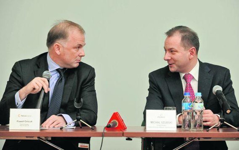 Paweł Gricuk, prezes Petrolinvestu (z lewej), i Michał Szubski, prezes PGNiG, to od kilku dni dwaj s