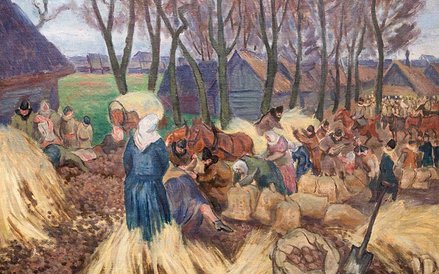 Jesienią na huculskim targu - Fryderyk Pautsch