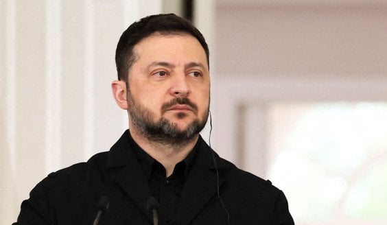 Prezydent Ukrainy Wołodymyr Zełenski