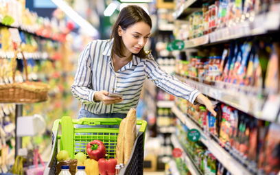 Wskutek inflacji kupujemy mniej, nawet artykułów spożywczych