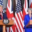 Prezydent USA Donald Trump i premier Wielkiej Brytanii Theresa May na konferencji prasowej