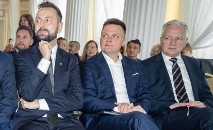 Jarosław Gowin (z prawej) został potraktowany na spotkaniu opozycji jak persona non grata